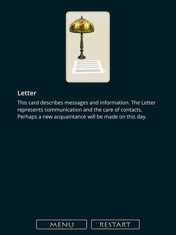 Card Reading iPad screenshot 7 - Lifestyle app