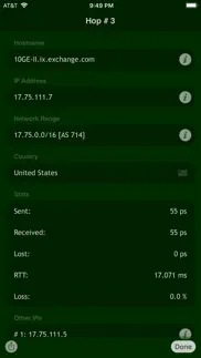 nice trace - traceroute iphone screenshot 2