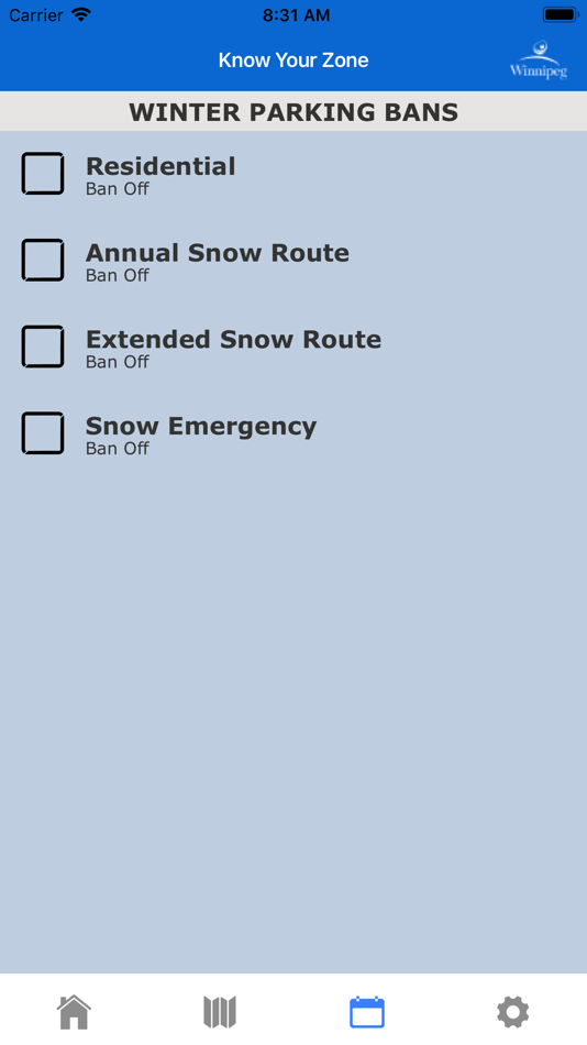 #5. Winnipeg Know Your Zone (iOS) 由: City of Winnipeg
