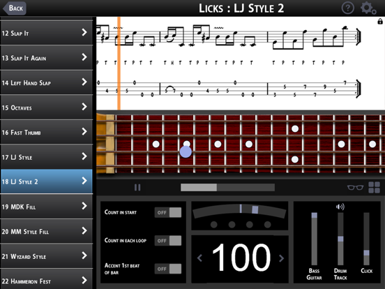 Beginning Slap Bass MarloweDK iPad app afbeelding 3