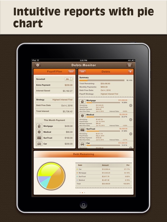 Debts Monitor for iPad screenshot-4