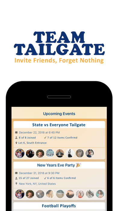 How to cancel & delete Team Tailgate from iphone & ipad 1