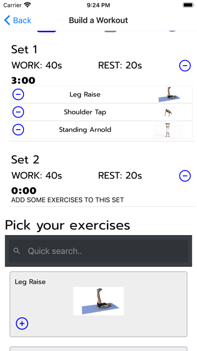 Workout Plan Fitness Trainer Screenshot
