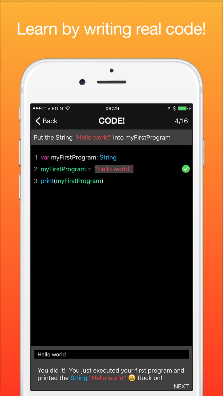 iPhone screenshot