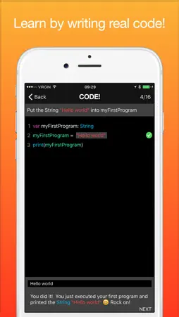 Code! Learn Swift Version screenshot 2