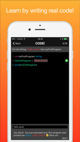Code! Learn Swift Version screenshot