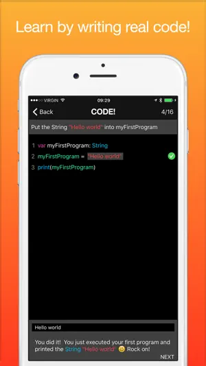 Code! Learn Swift Version screenshot 2