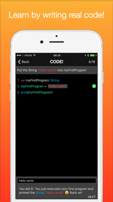 Code! Learn Swift Version screenshot 2