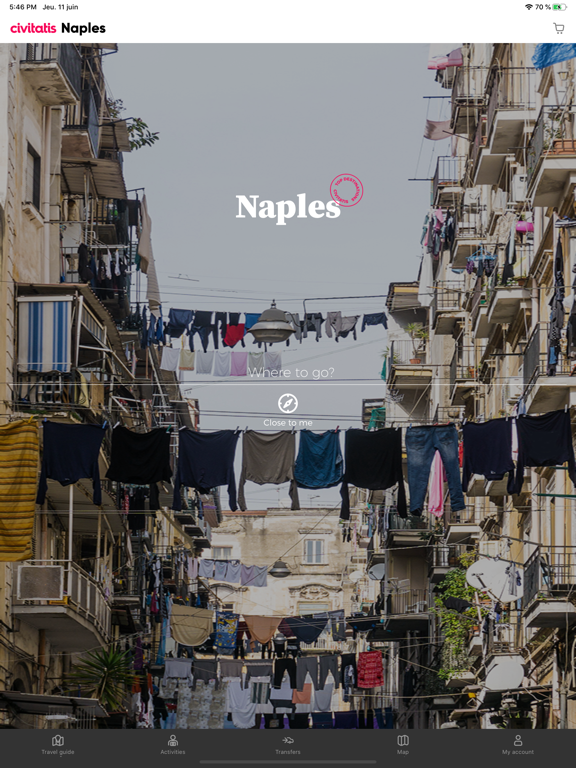 Naples Guide by Civitatis.com iPad screenshot 1 - Travel app