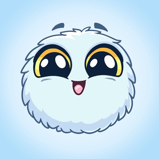 Fluffy Ball Stickers icon