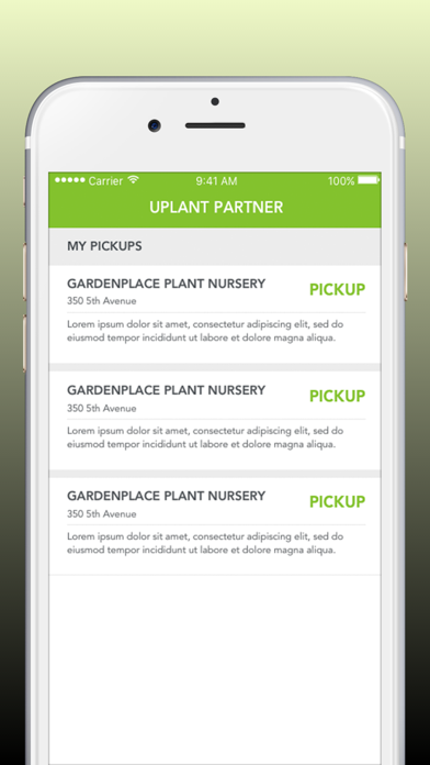 UPlantPartner iPhone screenshot