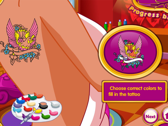 Tattoo passie - tattoo spellen iPad app afbeelding 5