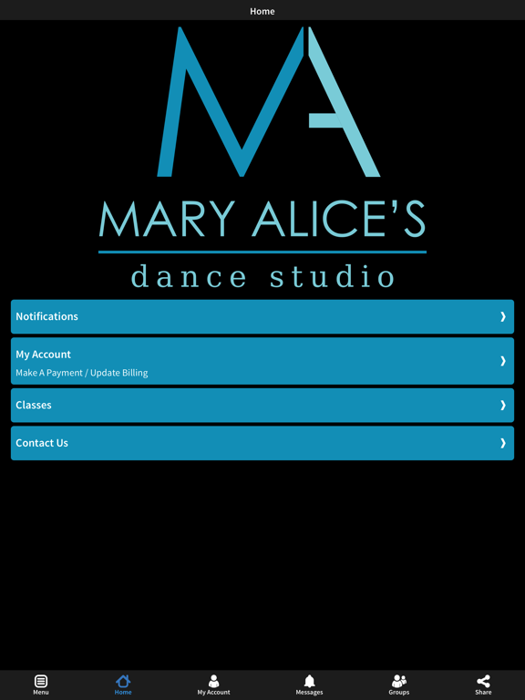 Mary Alice's Dance Studio iPad screenshot 2 - Lifestyle app