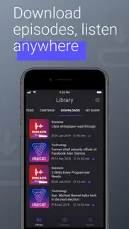 earliaudio - la app de podcast iphone capturas de pantalla 4