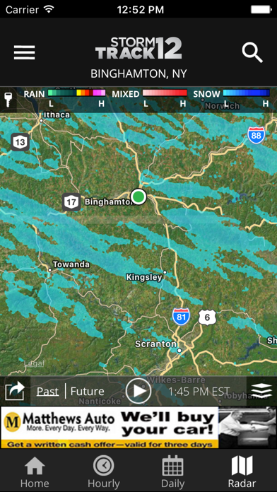 WBNG Storm Track 12 Screenshot