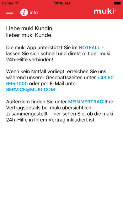 muki Assistance Screenshot