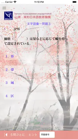 Game screenshot N2 文字語彙問題集 apk