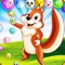 The most thrilling squirrel bubble shooting arcade game is here