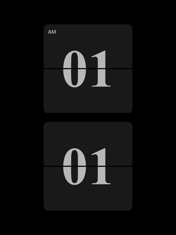 Screenshot #5 pour OneClock - A Simple Flip Clock
