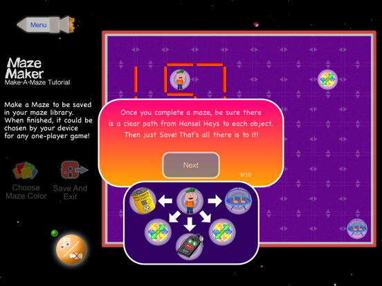 Screenshot #5 pour Maze Maker Space Edition