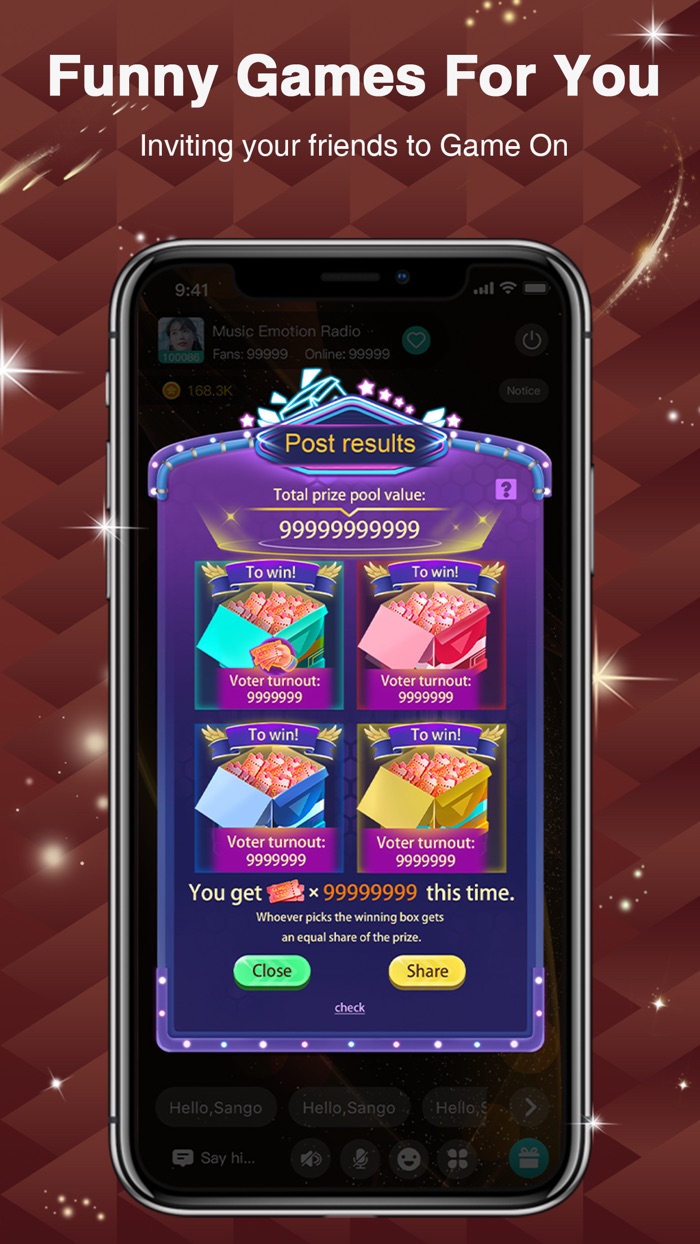 Sango - Group Voice Chat App