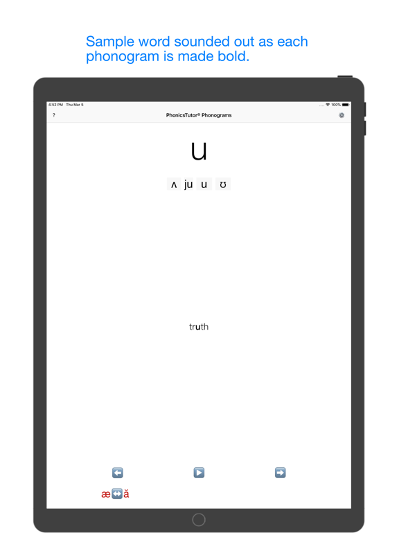 Screenshot #6 pour PhonicsTutor® Phonograms