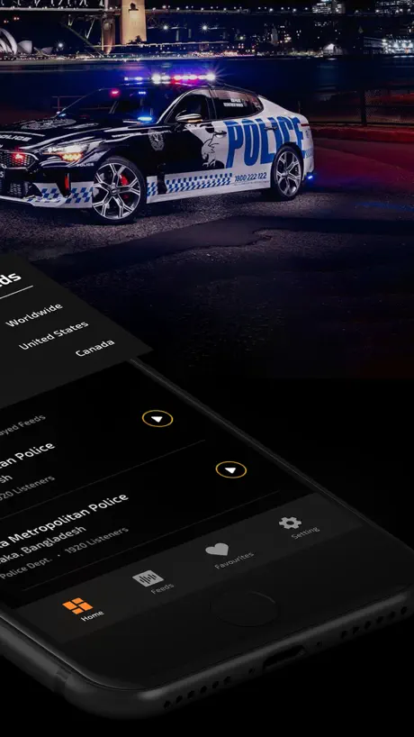Police Scanner App, live radio