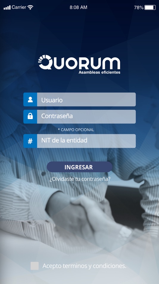 #1. QuorumApp (iOS) 来自: Asistencias efectivas