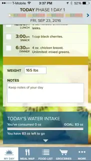 the fast metabolism diet iphone screenshot 2