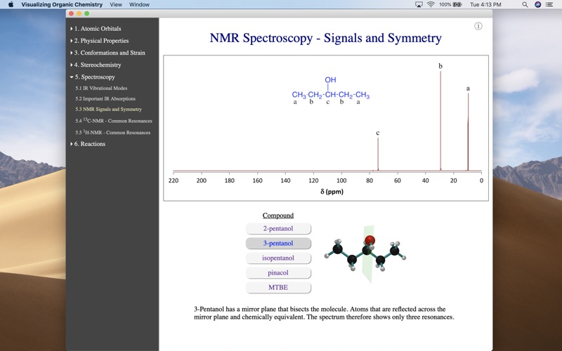 Visualizing Organic Chemistry Screenshot