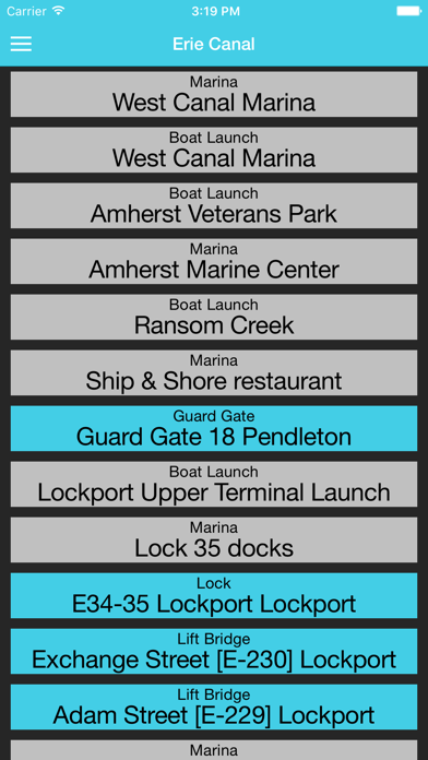 Erie Canal Guide Screenshot 1 - AppWisp.com Erie Canal Guide Screenshot 1 - AppWisp.com