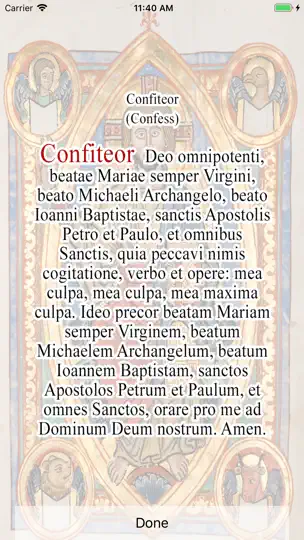 Скриншот Latin Prayers на iPhone 5