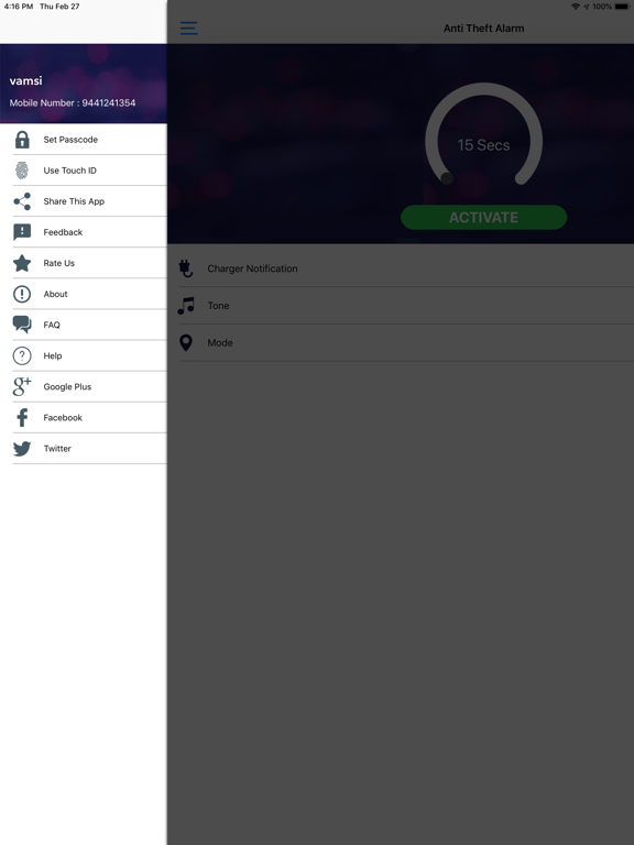 Screenshot #5 pour Anti Theft Alarm