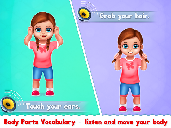 Human Body Parts Play to Learn iPad screenshot
