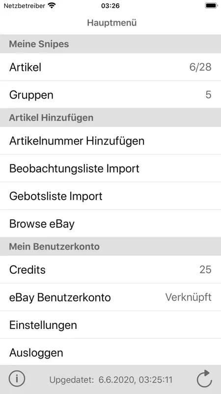 Myibidder Auction Biet Sniper screenshot 1 of 8