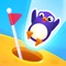 Grab any of awesome golf clubs and launch the penguin as far as possible