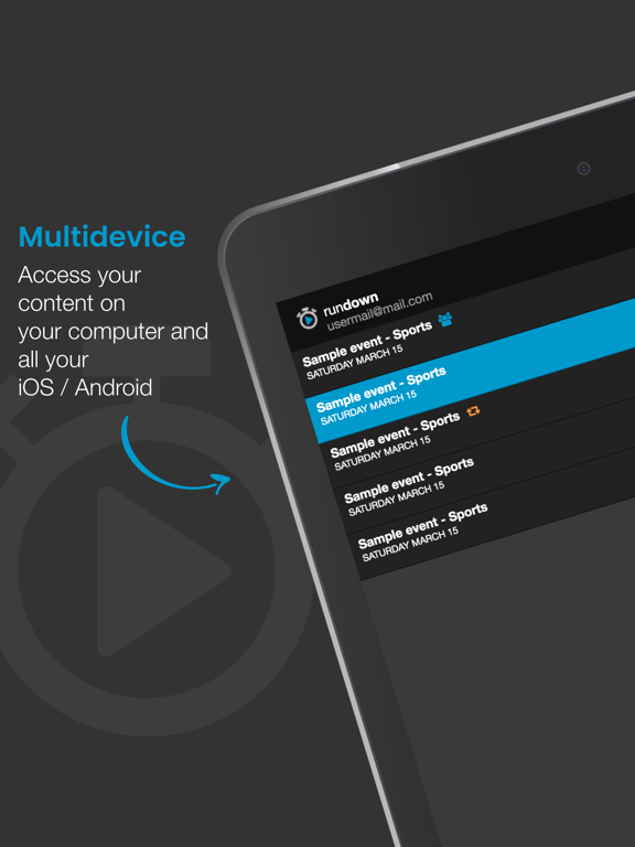 Rundown Assistant iPad screenshot 3 - Productivity app