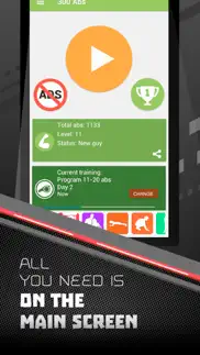 300 abs workout be stronger iphone screenshot 4