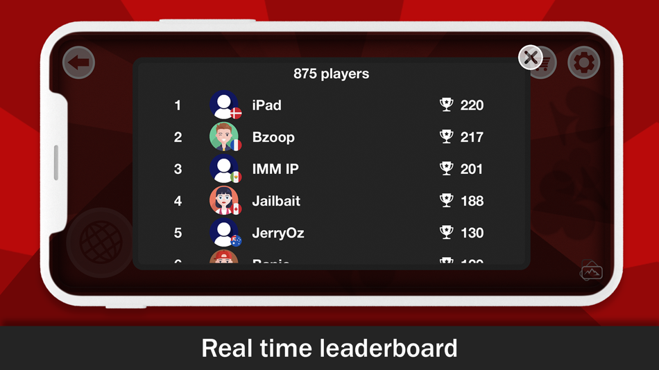 #3. Hearts multiplayer (iOS) 由: Summit Games