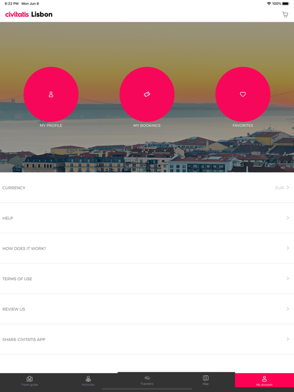 Lisbon Guide Civitatis.com iPad screenshot 5 - Travel app