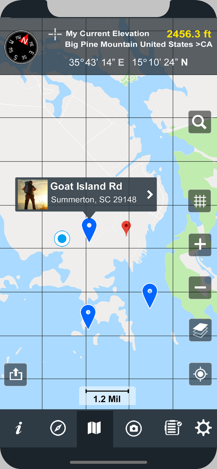 Trip Pages (Compass,Altimeter)