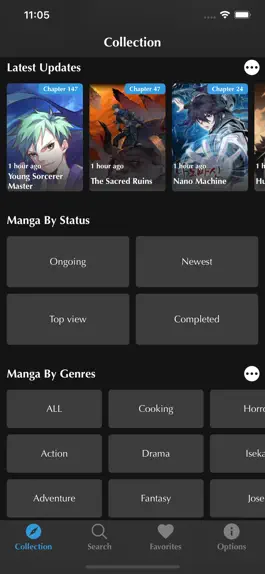 Game screenshot MangaNelo - Rock Manga Pro hack