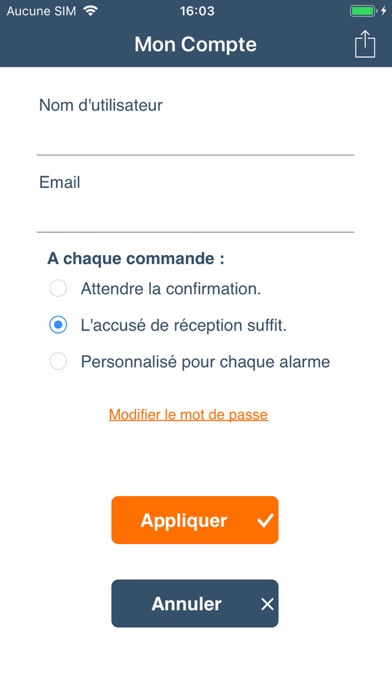 Screenshot #2 pour Alarme sans fil