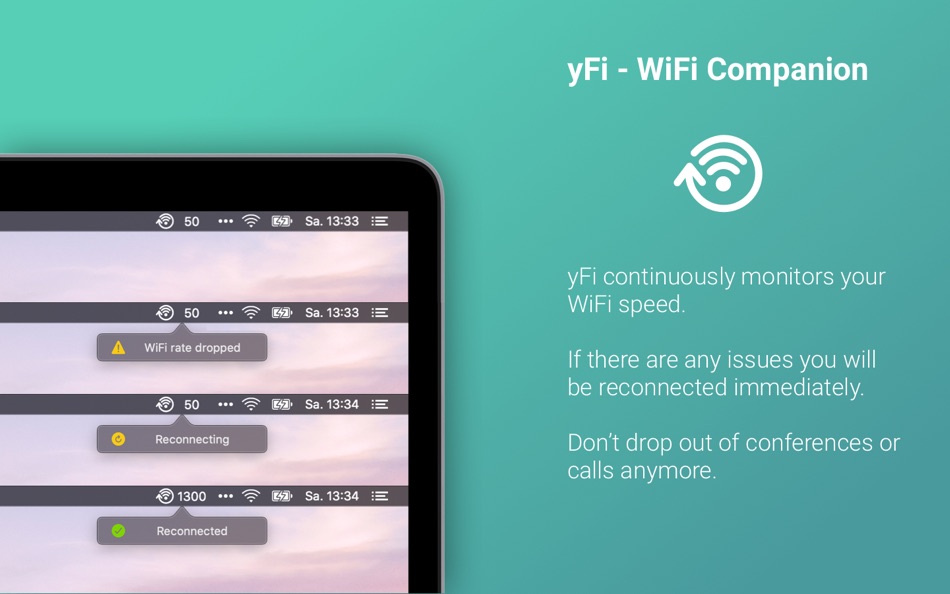 #1. yFi WiFi Companion (macOS) 由: Michael Rose