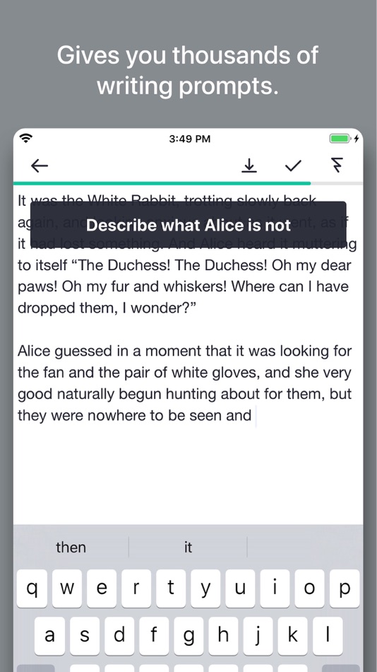 #2. Prompts for Writing (iOS) 由: Tanner Christensen