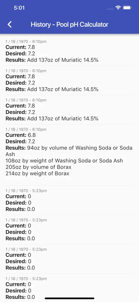 Pool Chem Calculator