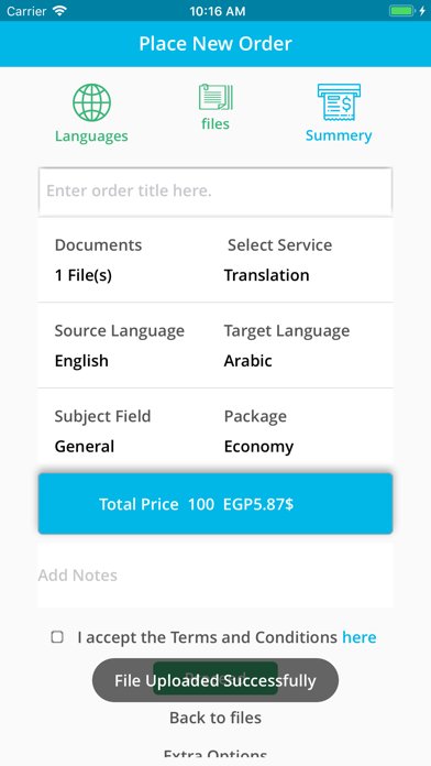 App screenshot
