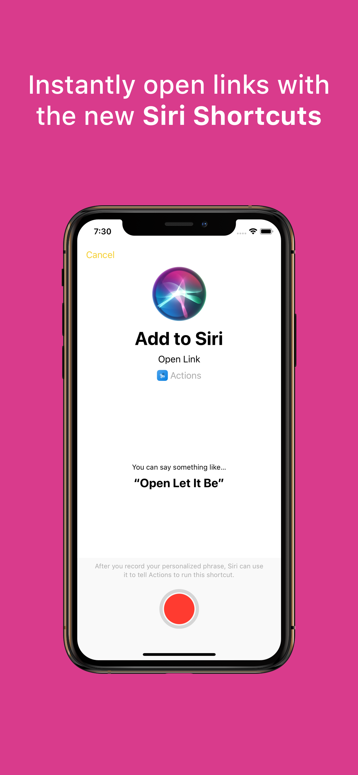 Shortify Actions