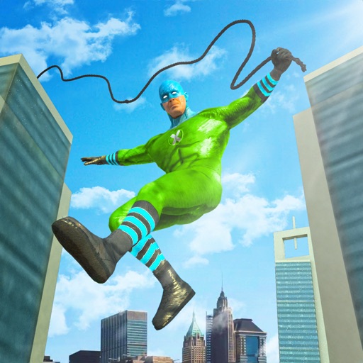 Flying Rope Hero Man Fight iOS App