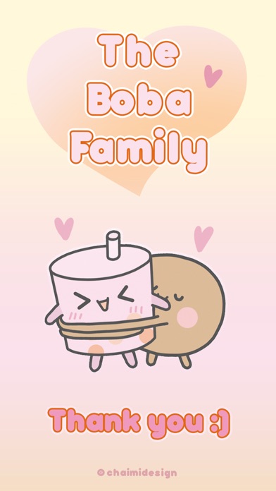 Boba Family iMessage Stickers Screenshot 1 - AppWisp.com Boba Family iMessage Stickers Screenshot 1 - AppWisp.com